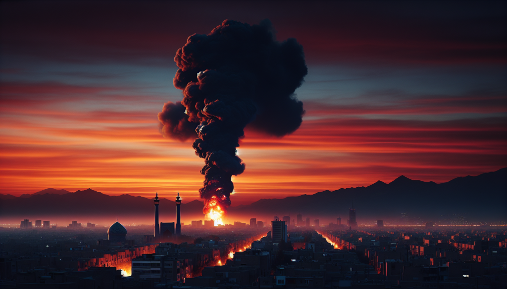 Massive Smoke Rises Over Isfahan After US-Israeli Strike on Iran