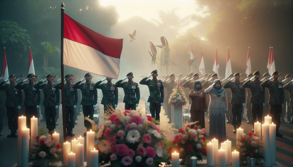 Memorial Held for Indonesian UN Peacekeeper Farizal Rhomadhon in Lebanon