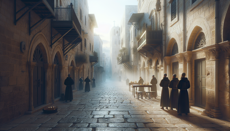 Monks Conduct Easter Prayers Amid Sparse Crowds in Jerusalem’s Old City