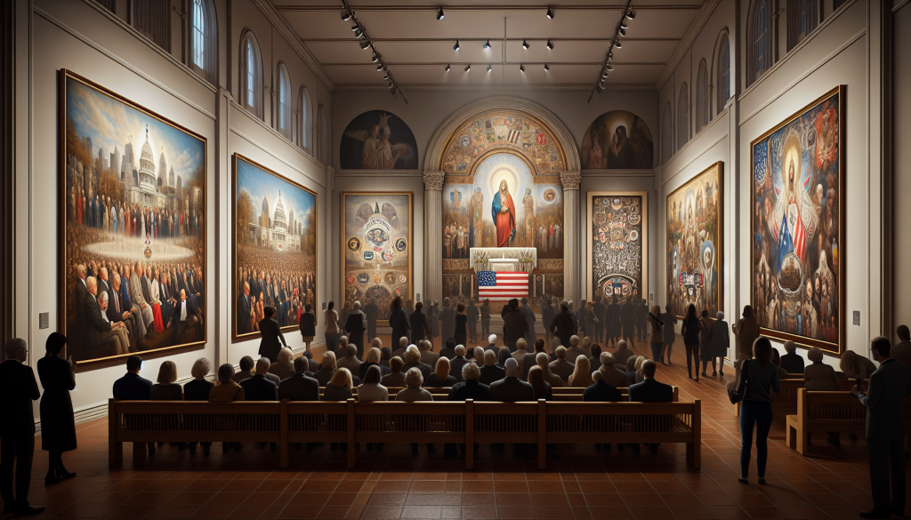 New York Gallery Transforms into Chapel Exploring ‘Trumpism’ as Faith