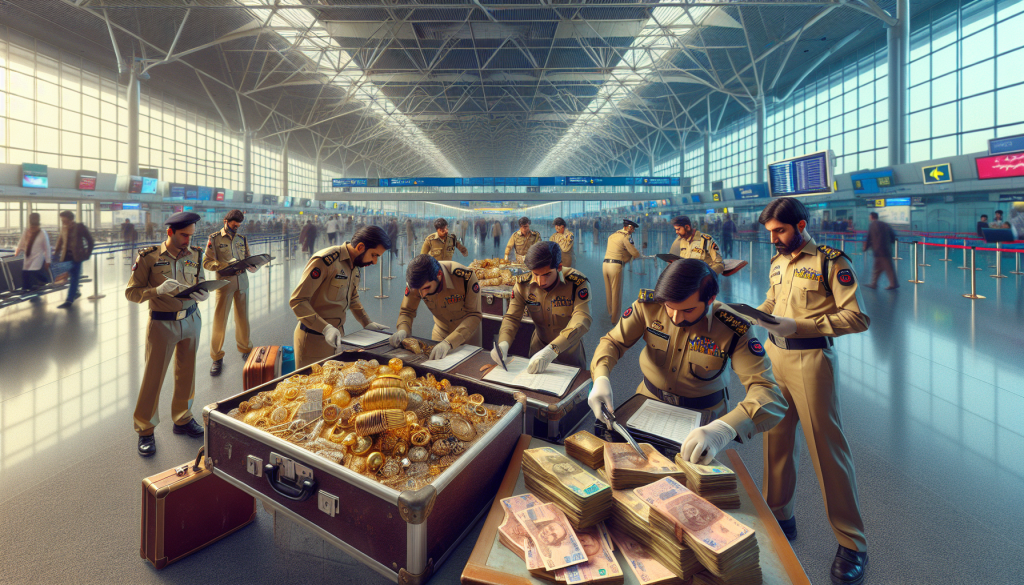 Over 300 Tolas of Gold Seized at Karachi Airport from Abu Dhabi Passenger