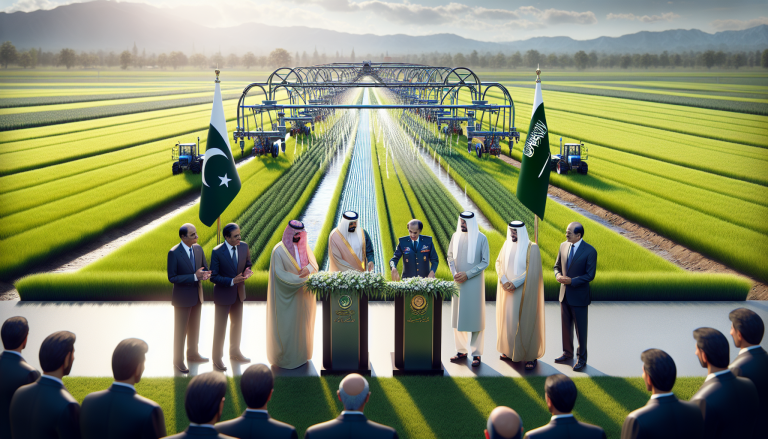 Pakistan and Saudi Arabia Launch Green Pakistan Initiative to Boost Agriculture