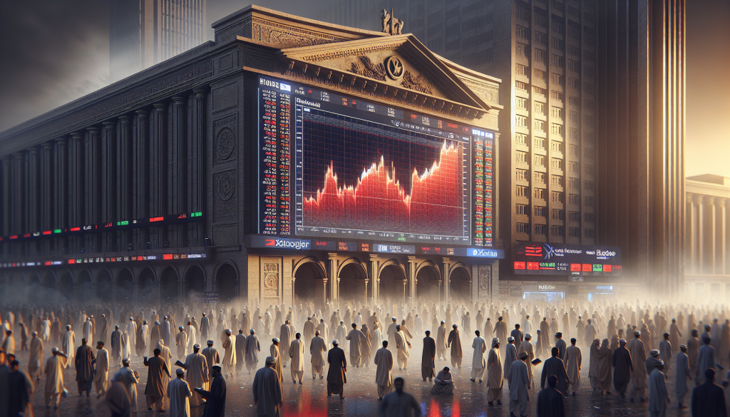 Pakistan Stocks Tumble as KSE-100 Index Drops Nearly 3,800 Points