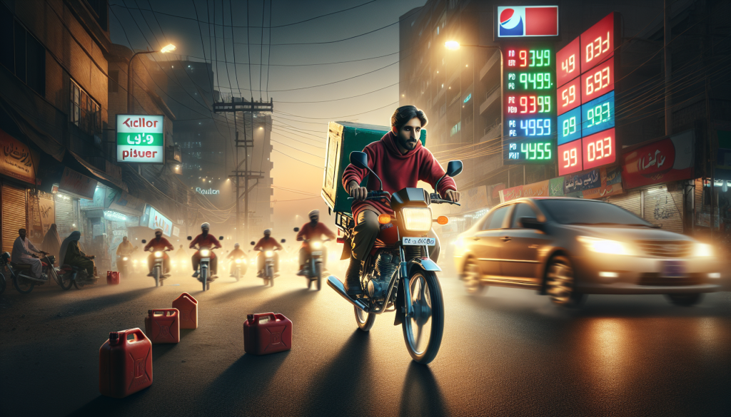 Pakistani Delivery Riders Face Financial Strain Amid Soaring Petrol Prices