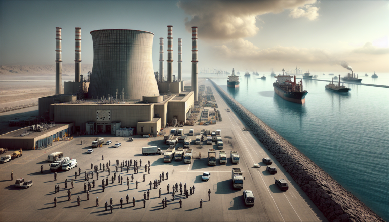 Projectile Hits Iran’s Bushehr Nuclear Plant Amid Strait of Hormuz Transit Move