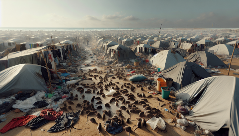 Rodent Infestations Escalate in Gaza Displacement Camps Amid Crisis