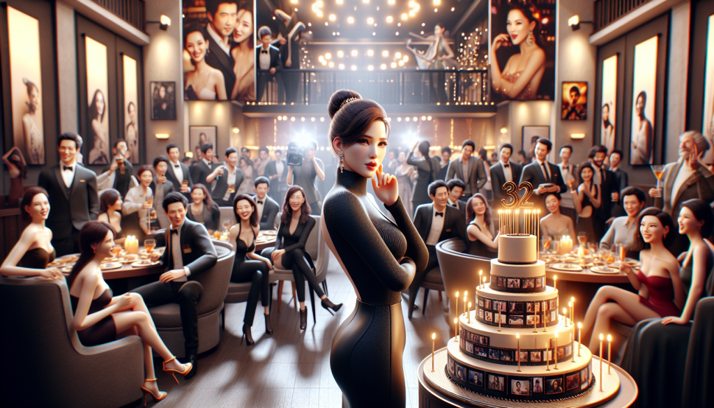 Saba Qamar Shines in Elegant Black Suit at Star-Studded Movie-Themed Birthday Bash