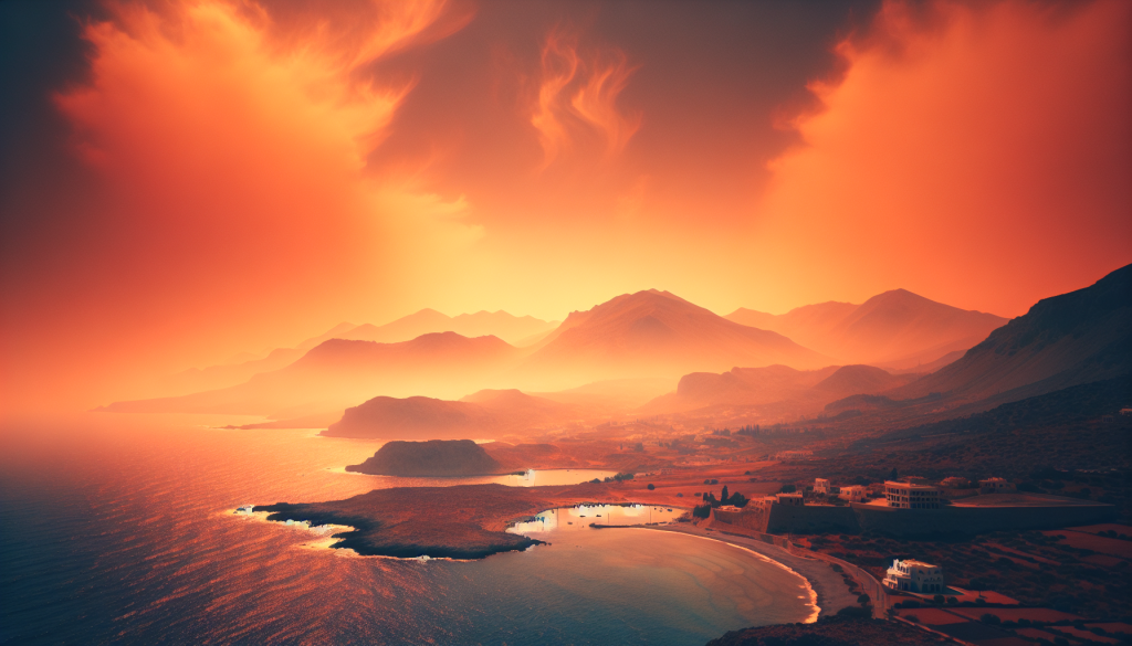Saharan Dust Creates Orange Haze Over Crete, Impacting Air Quality