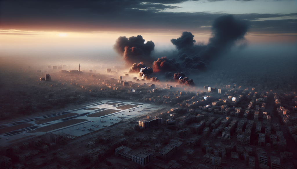 Smoke Clouds Mashhad After US-Israeli Strikes Near Airport