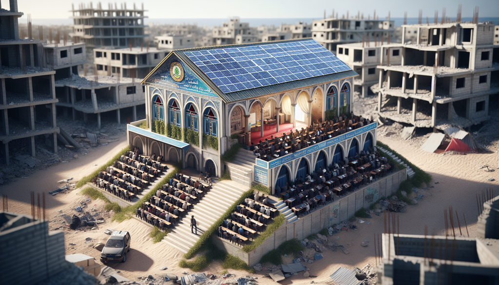 Solar-Powered Makeshift University Revives Education in Gaza Amid Crisis