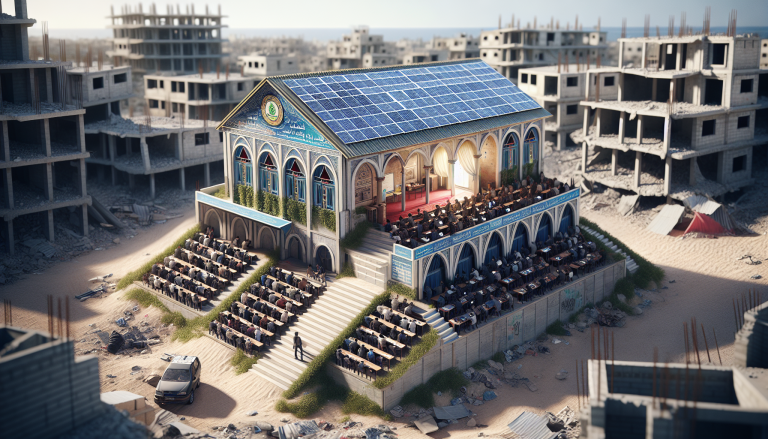 Solar-Powered Makeshift University Revives Education in Gaza Amid Crisis