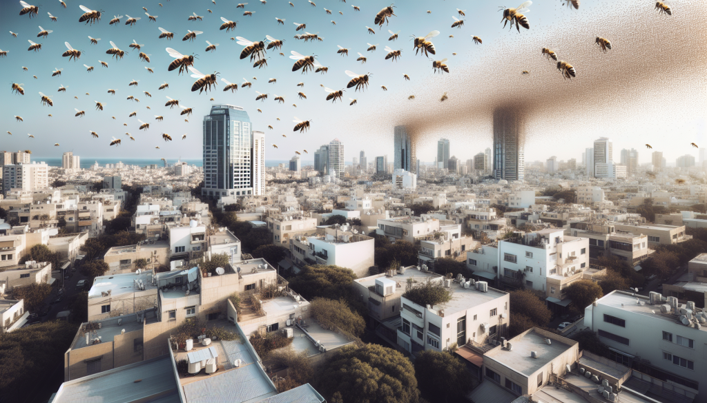 Thousands of Bees Swarm Southern Israeli City of Netivot