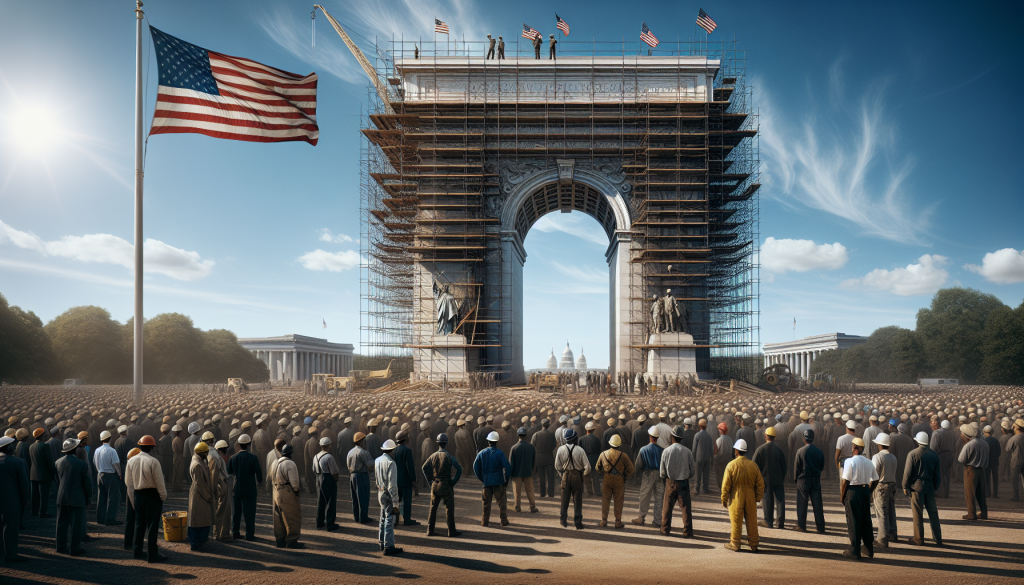 Trump Unveils Plans for 250-Foot Arch Celebrating US 250th Independence