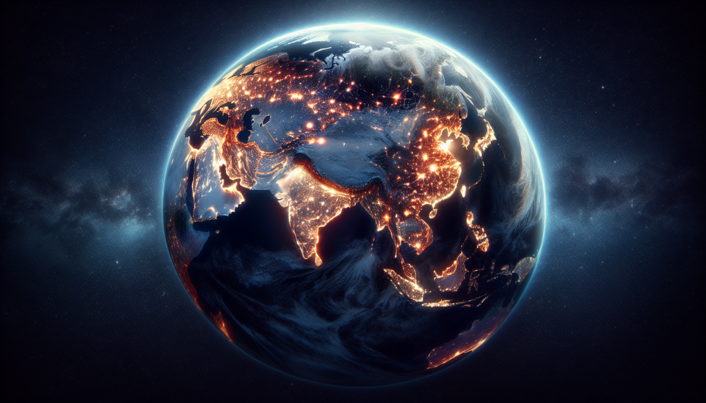 US Leads Global Nighttime Light Emissions, China and India Follow
