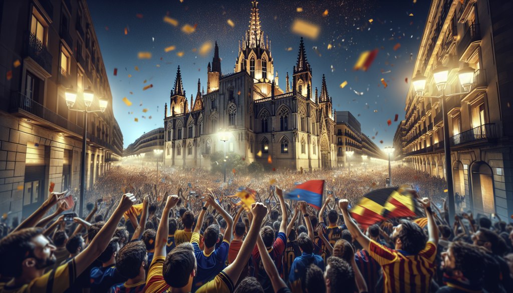 Barcelona Fans Celebrate 29th La Liga Title After El Clasico Victory