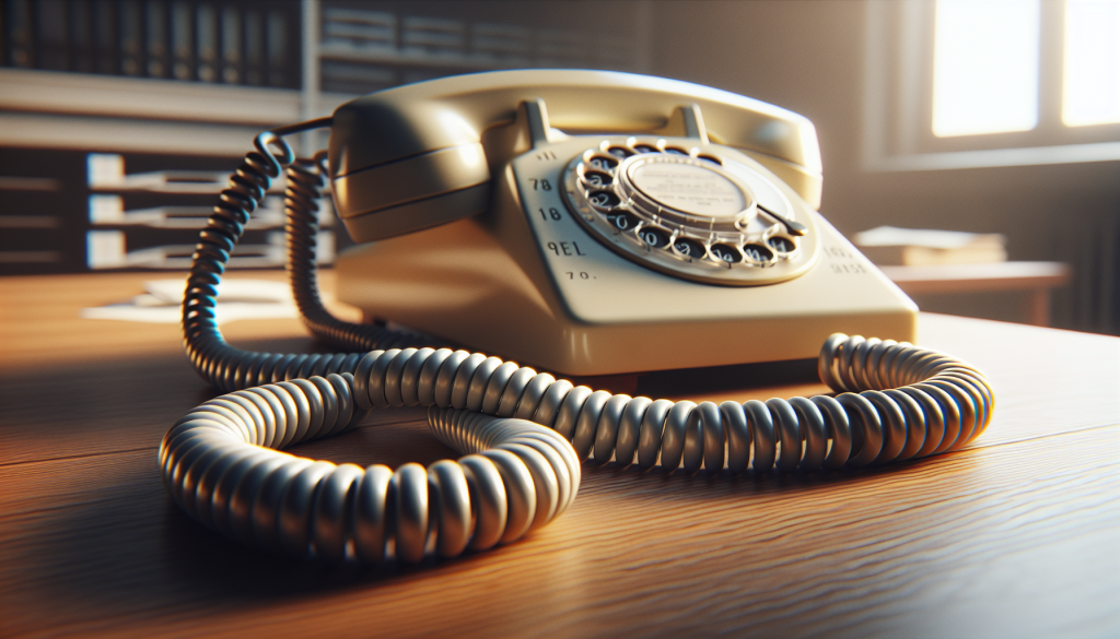 Coiled Wires on Landline Phones Reduced Tangles and Safety Risks
