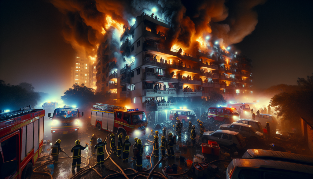 Deadly Fire in New Delhi Residential Building Claims Nine Lives