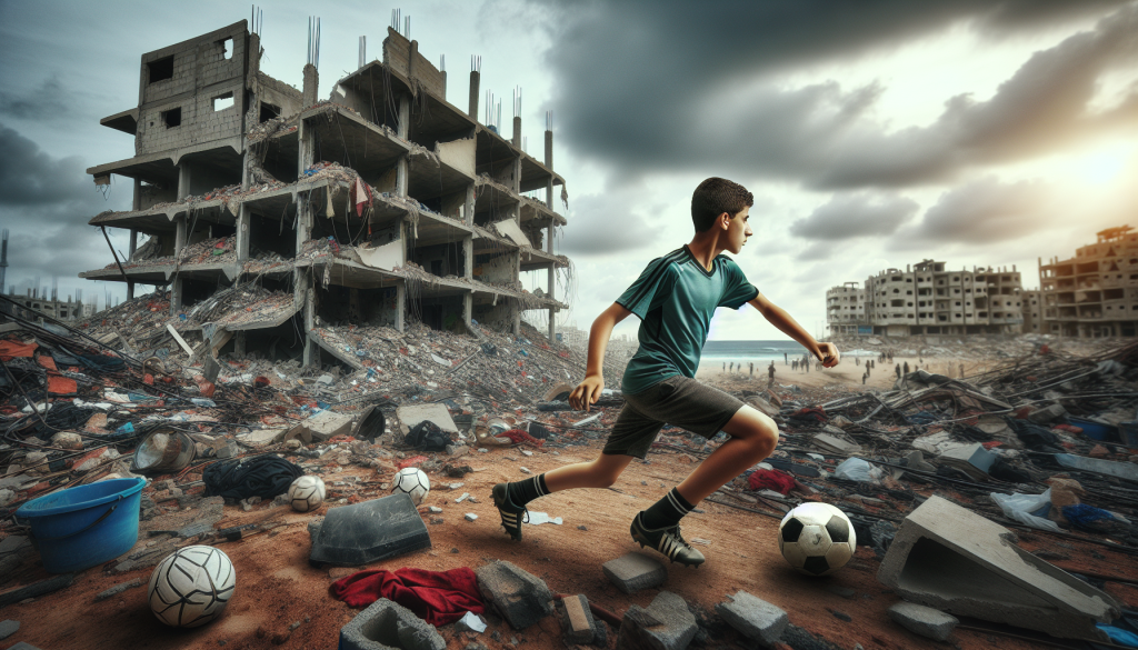 Gaza Orphans Seek Solace in Football Amid Devastation of Sports Facilities