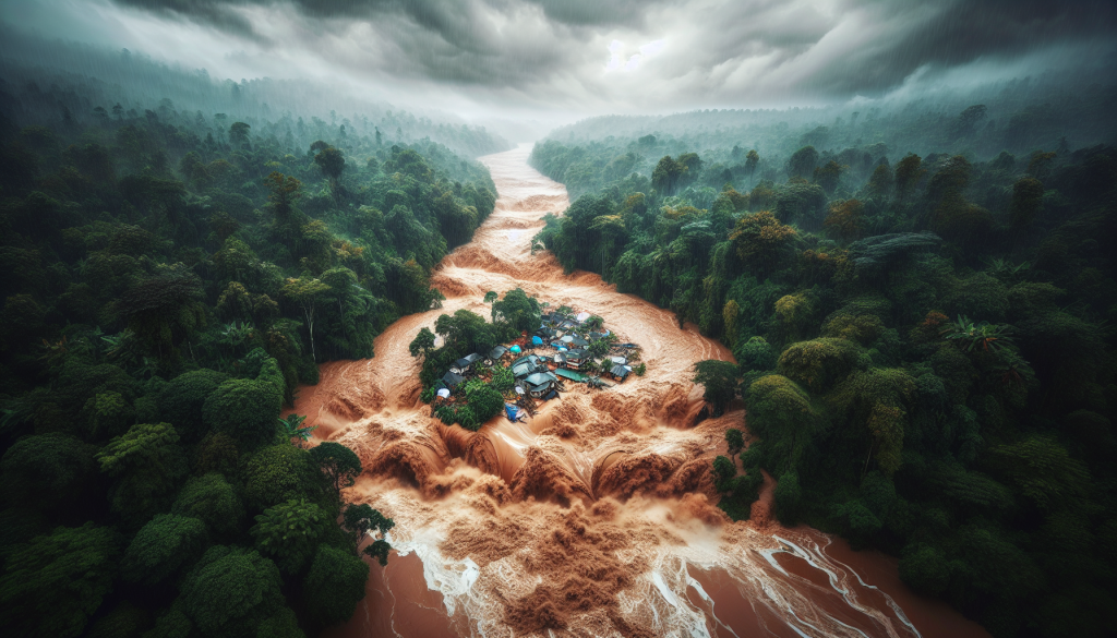 Heavy Rain Causes River Overflow, Destroys Glamping Site in Bogor