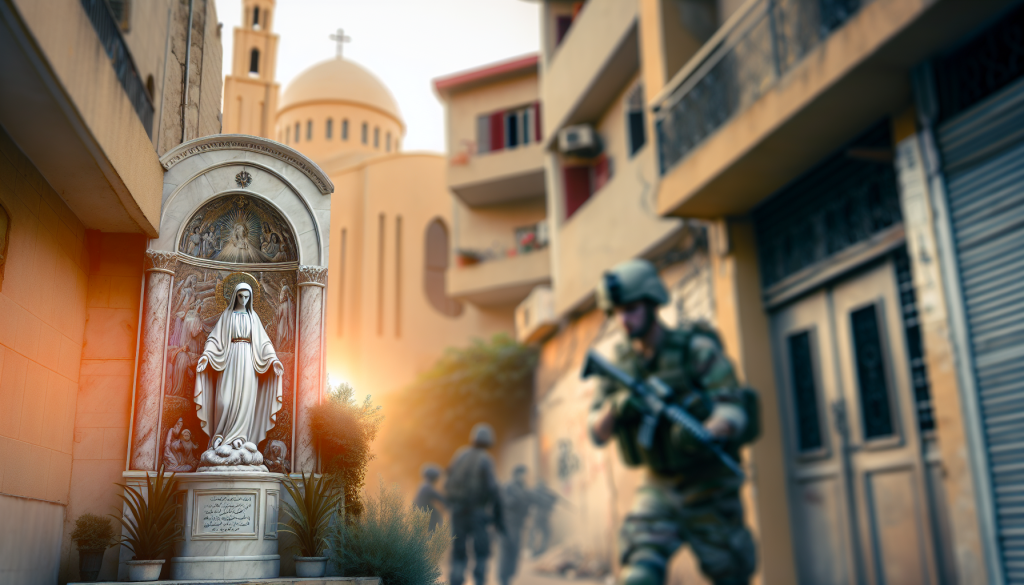 Israeli Soldier Sparks Outrage for Defiling Virgin Mary Statue in Lebanon