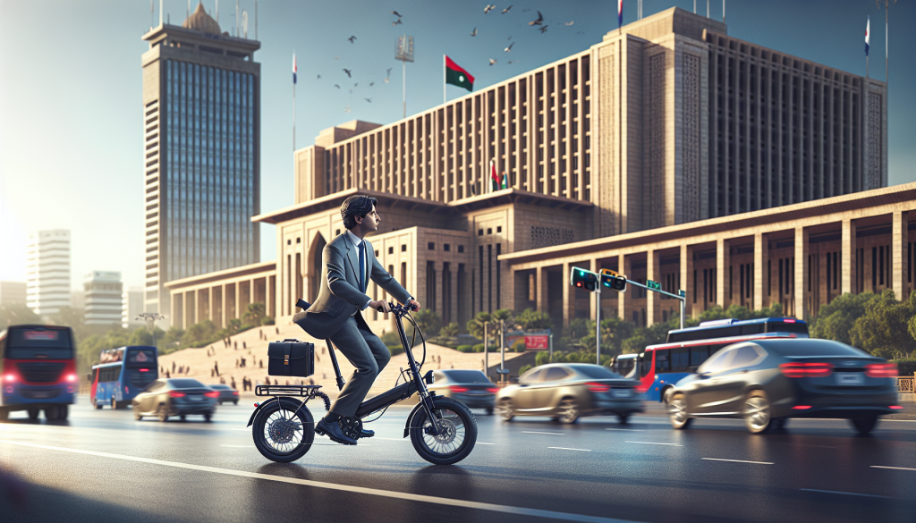 Karachi Mayor Murtaza Wahab Caught Riding E-Bike Without Helmet