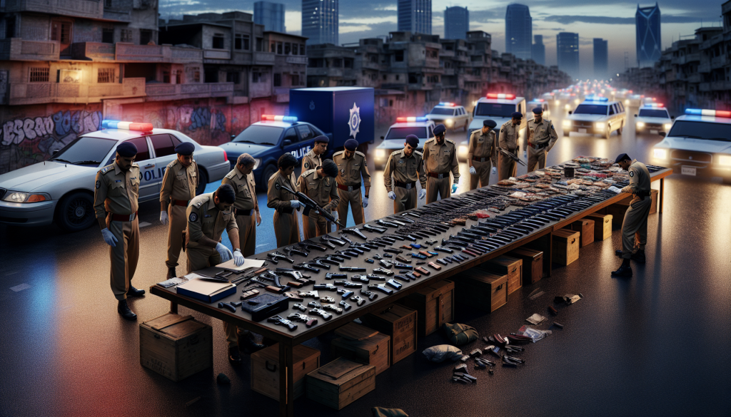 Karachi Rangers Seize Large Cache of Illegal Weapons in Major Operation