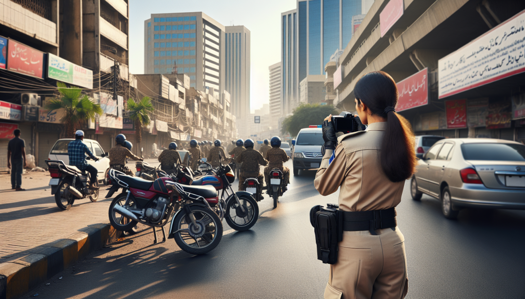 Karachi Traffic Police Begin Issuing E-Challans for Illegally Parked Motorcycles