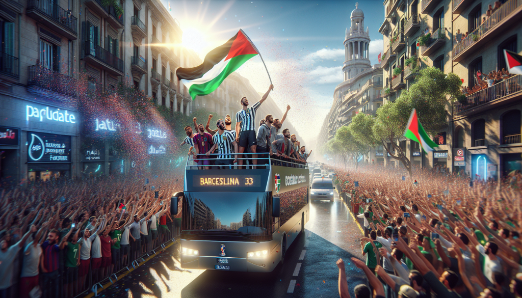 Lamine Yamal Celebrates Barcelona’s La Liga Triumph with Palestine Flag