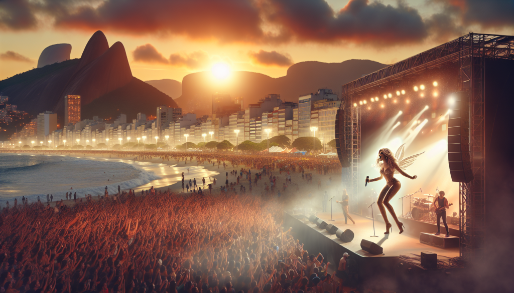 Massive Crowd Gathers for Free Shakira Concert at Copacabana Beach