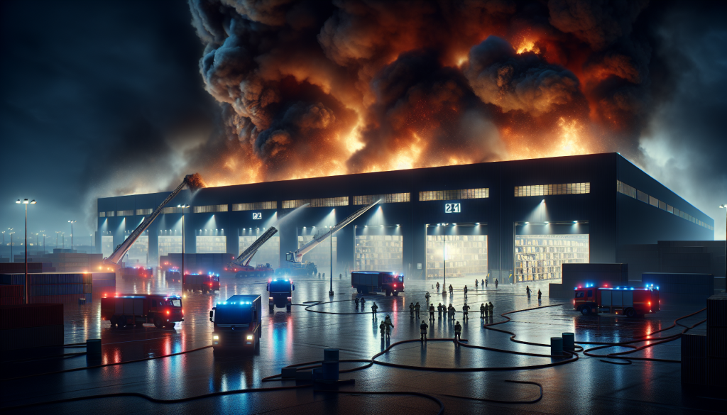 Massive Fire Engulfs Lakpass Customs Facility, Billions in Goods Destroyed