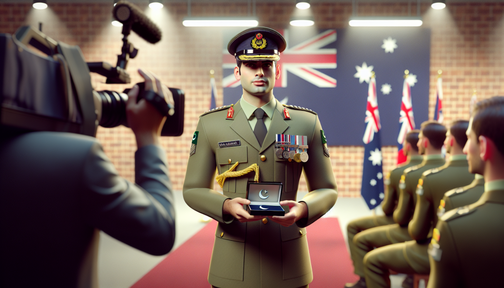 Pak Army Cadet Sardar Arsam Abbas Honored as Best Foreign Cadet in Australia