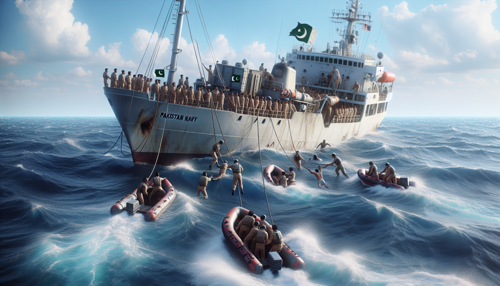 Pakistan Navy Rescues Indian Crew from Distressed Vessel in Arabian Sea