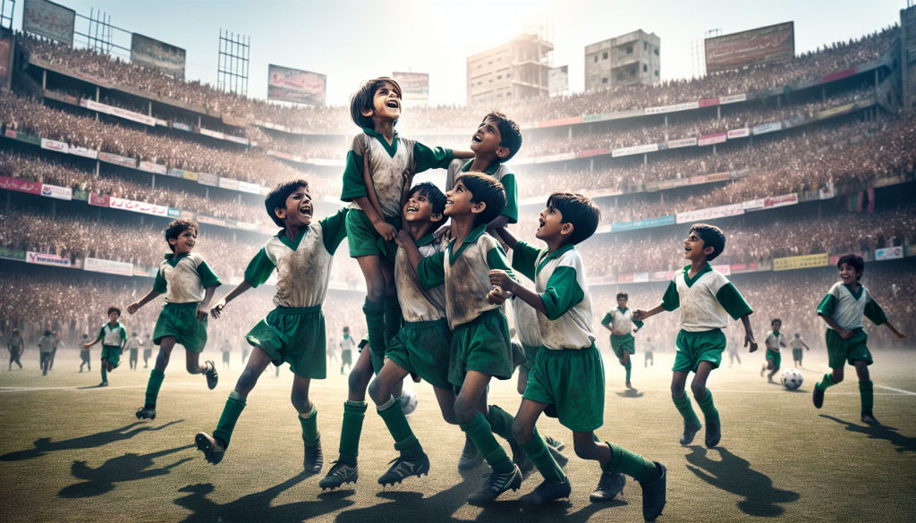 Pakistani Street Child Football Team Triumphs with Two Wins, Honors Armed Forces