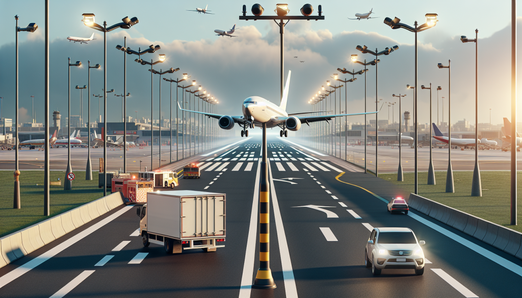 Passenger Jet Clips Lamppost and Truck During Newark Landing