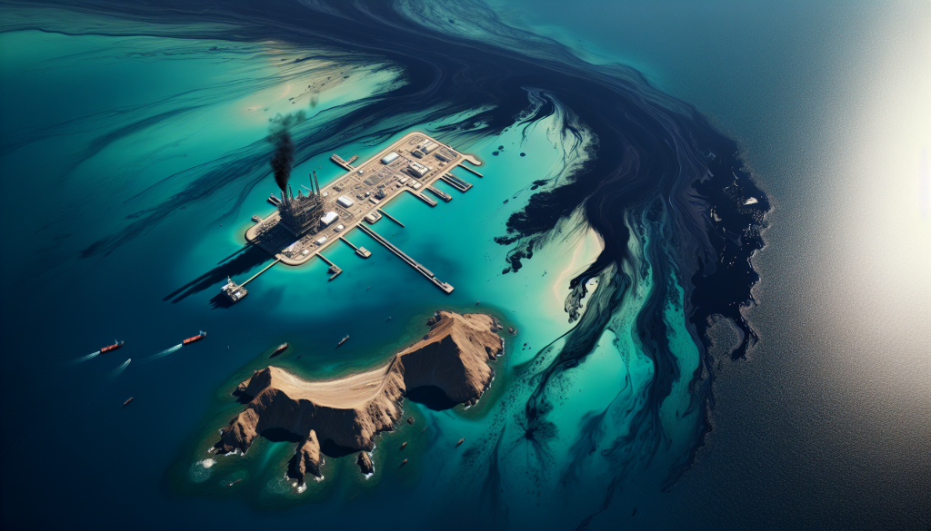 Satellite Images Reveal Extensive Oil Slick Near Iran’s Kharg Island
