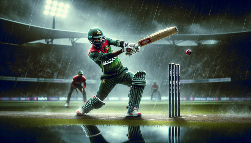 Shanto Shines as Bangladesh Command Rain-Interrupted Day 4