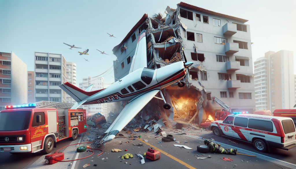 Small Plane Crashes into Brazilian Residential Building, Killing Three