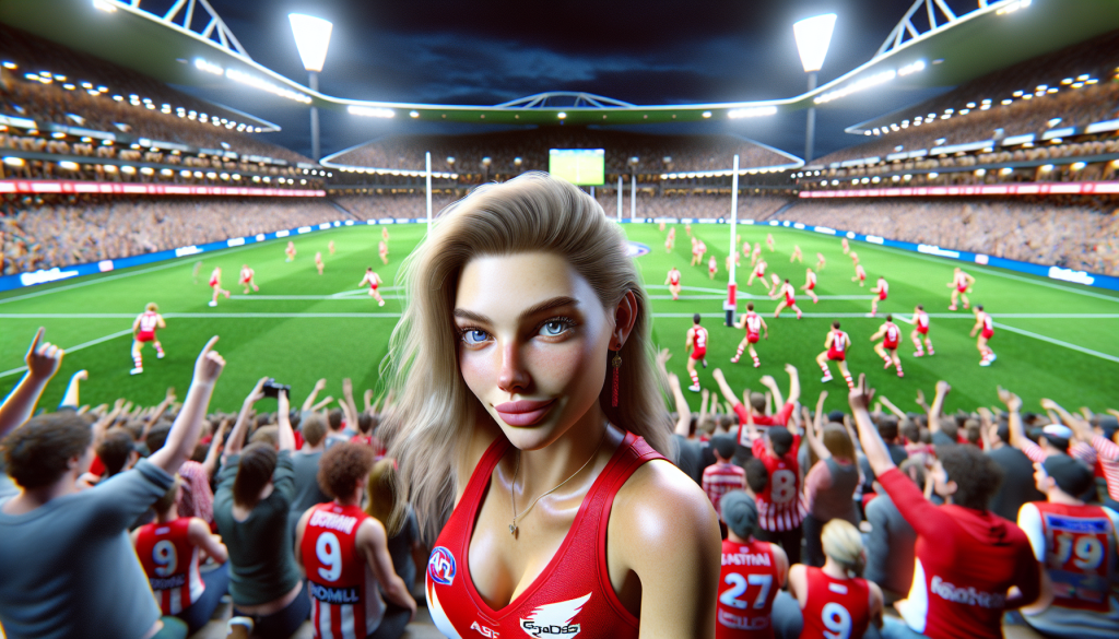 Sydney Sweeney Cheers Sydney Swans in Exciting AFL Win