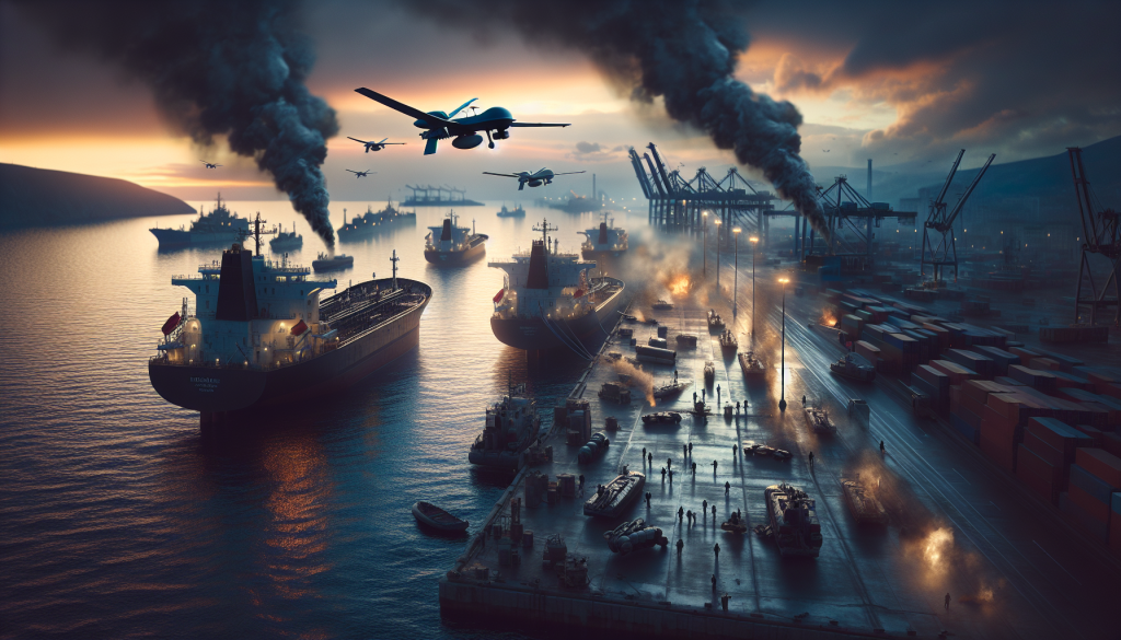 Ukraine Launches Drone Strike on Russian Baltic Port and Tankers