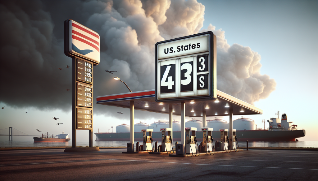 US Gas Prices Surge to $4.30 Amid Strait of Hormuz Tensions