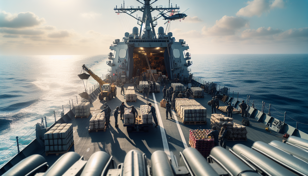 US Navy Resupplies Warships in Middle East Amid Ongoing Operations