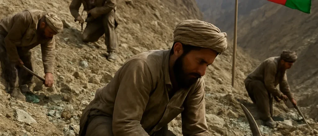 Afghan Emerald Miners Face Tough Conditions but Draw International Buyers
