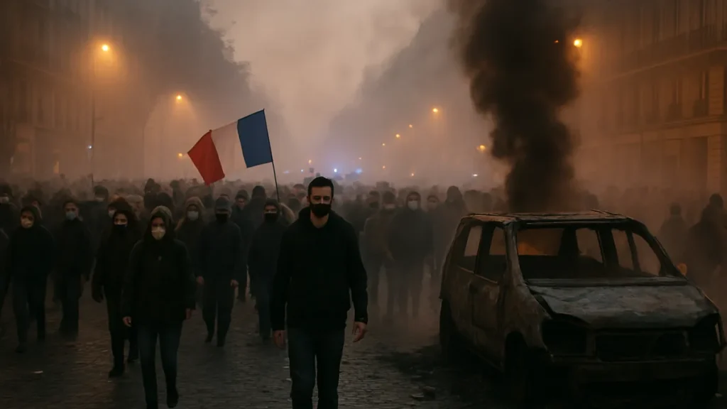Albania protests: police and demonstrators clash in Tirana