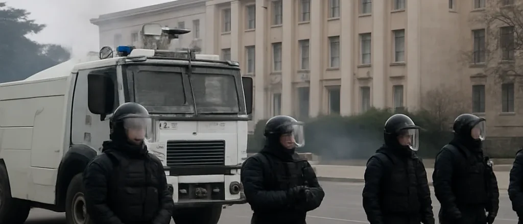 Albanian police fire tear gas at student protesters in Tirana