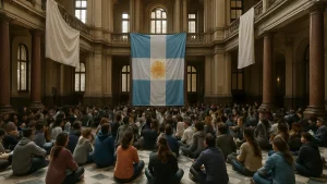 Argentine students occupy campus in protest over Milei austerity