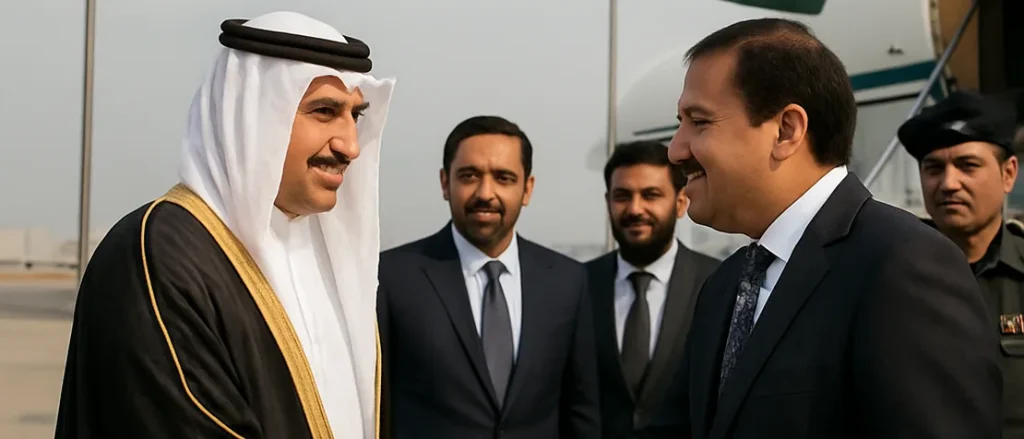 Bahrain’s Foreign Minister Al Zayani Arrives in Pakistan to Enhance Security and Trade Ties