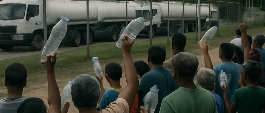 Batam residents protest water shortages amid data centre claims