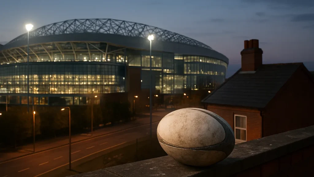 Brentford work with police over rugby ball kicked at stadium