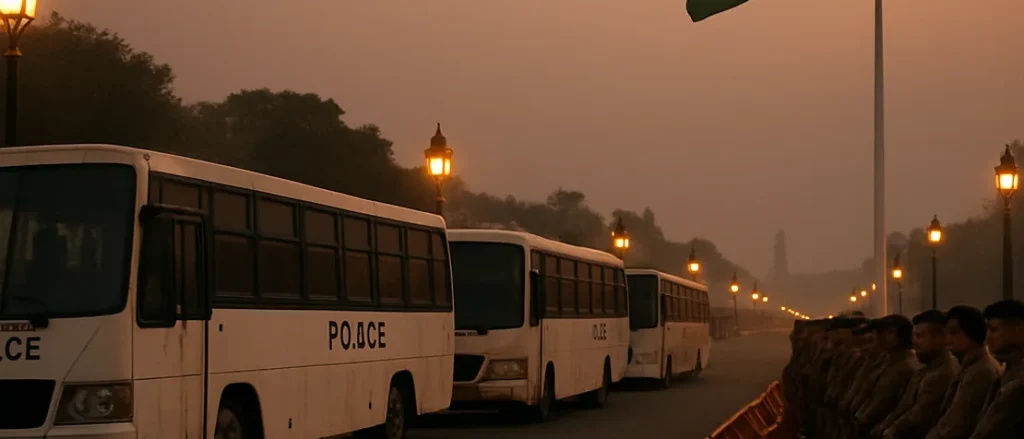 Cockroach Janta Party leaders detained at Delhi protest