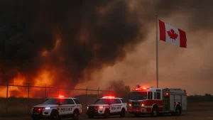 Fire at Canadian military base in Alberta leaves casualties